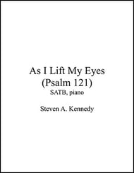 As I Lift My Eyes SATB choral sheet music cover Thumbnail